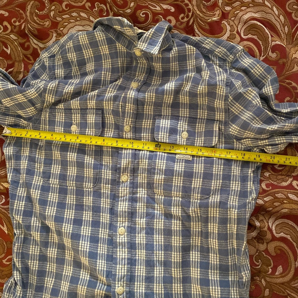 Denim & Supply Ralph Lauren Chambray Blue and White M